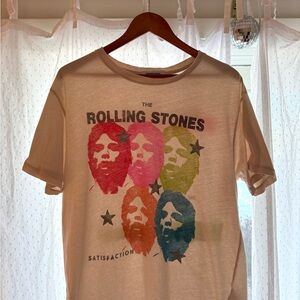 Rolling Stones Graphic T-Shirt - Cream